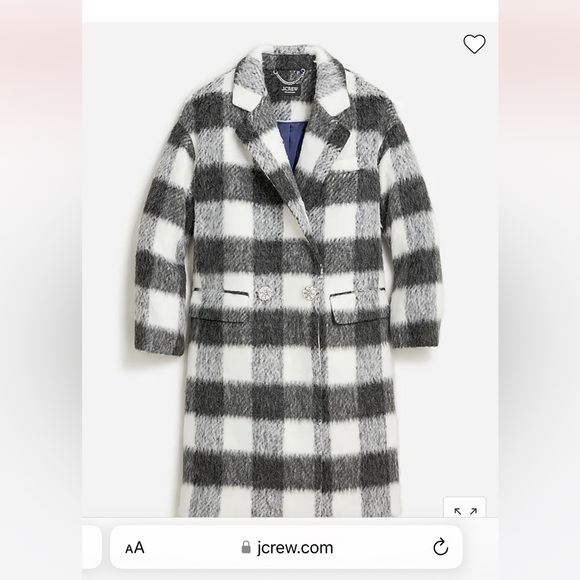 J. Crew Collection Italian Relaxed Brushed Topcoat - Picture 4 of 5